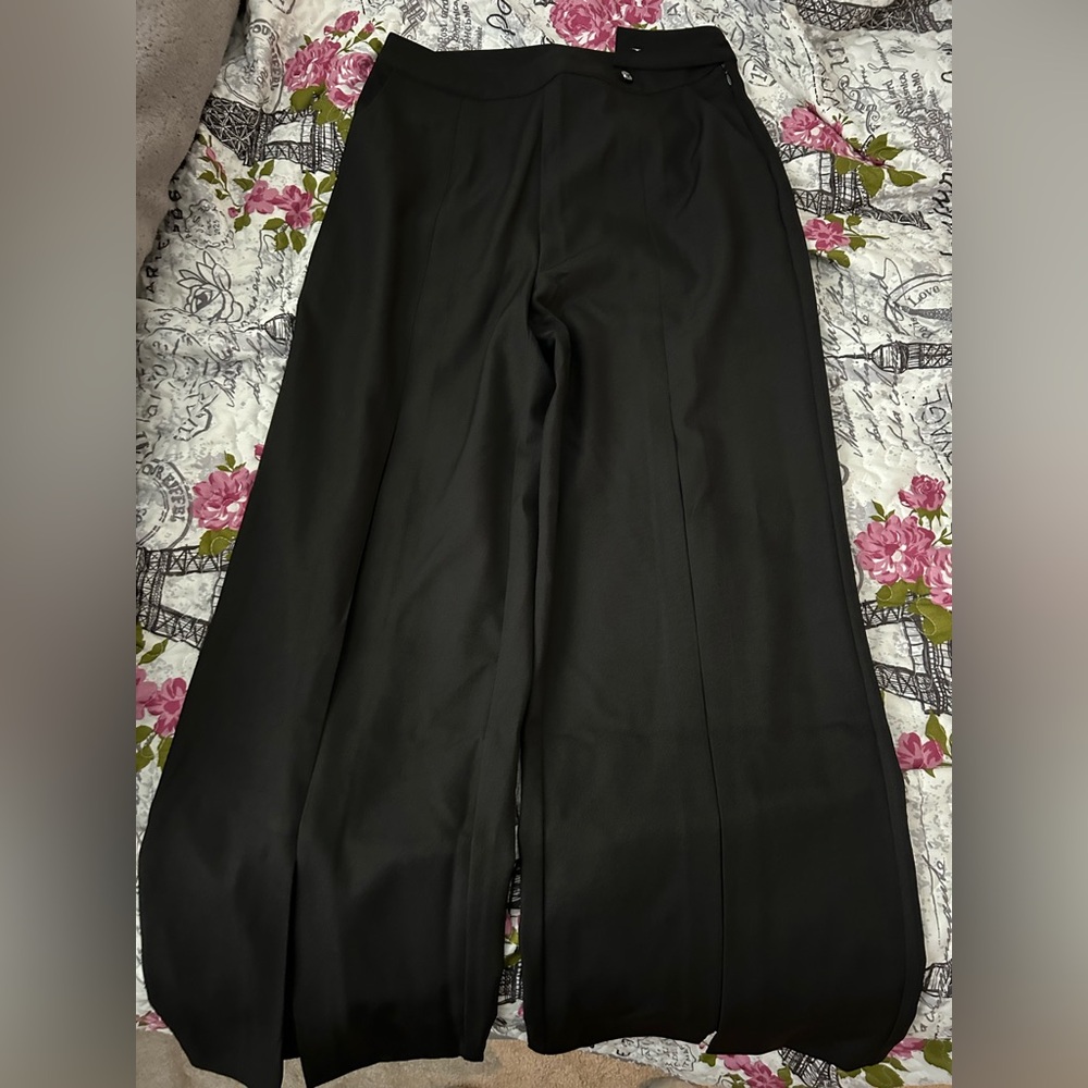 Iris Celestial Side Button Tailored Trousers size US 10/UK 14 - Picture 4 of 6
